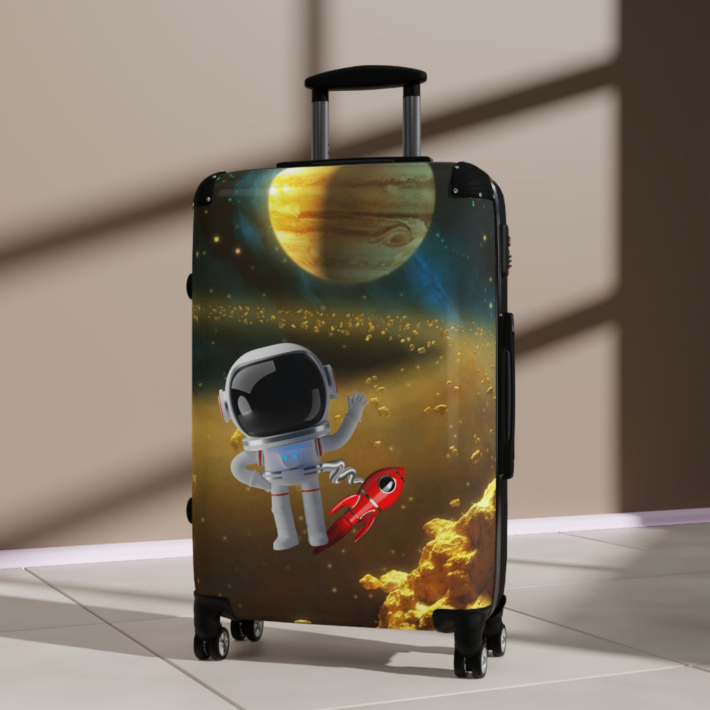 'Flight to the Galaxy' - The Space Junk Empire Suitcase Sticker