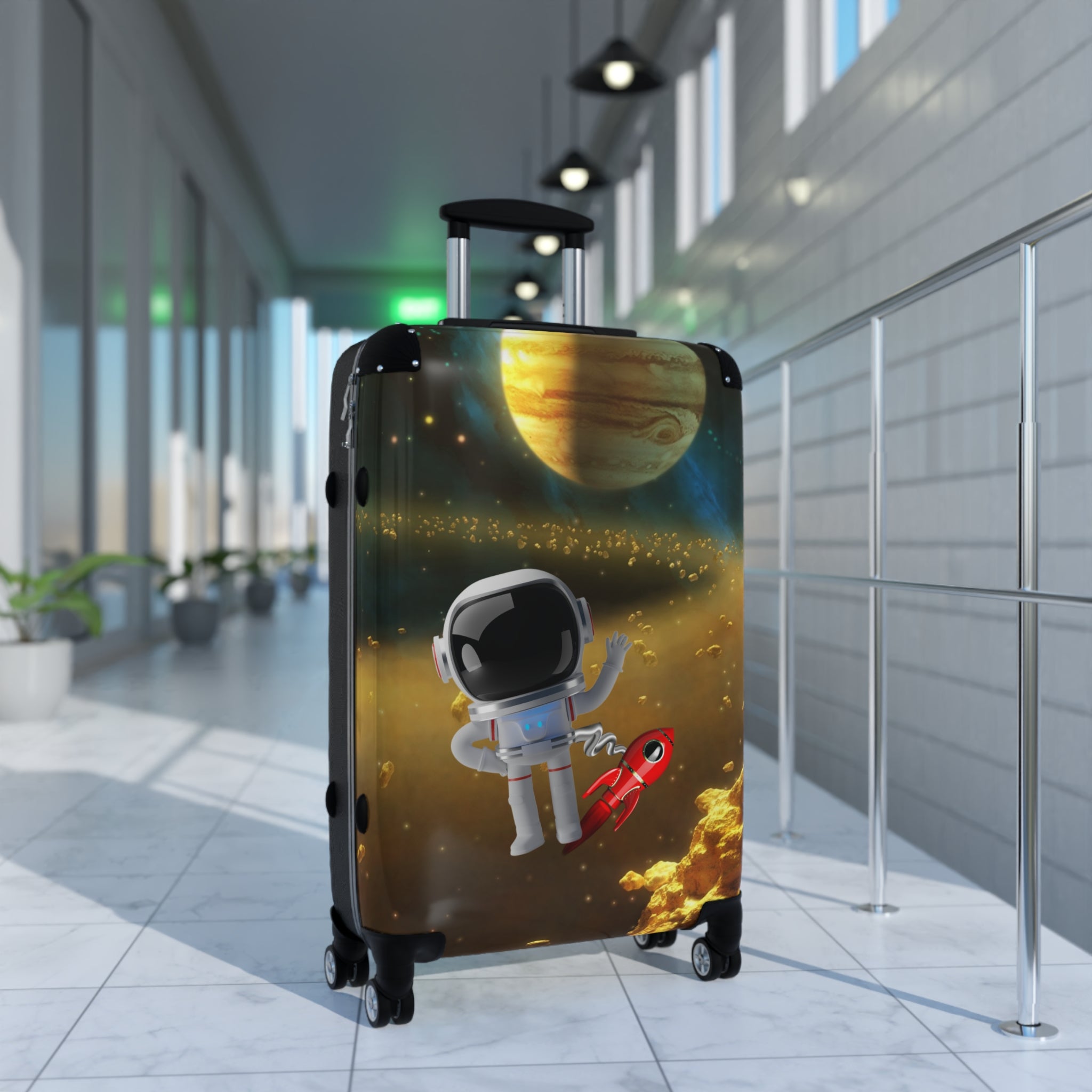 'Flight to the Galaxy' - The Space Junk Empire Suitcase Sticker