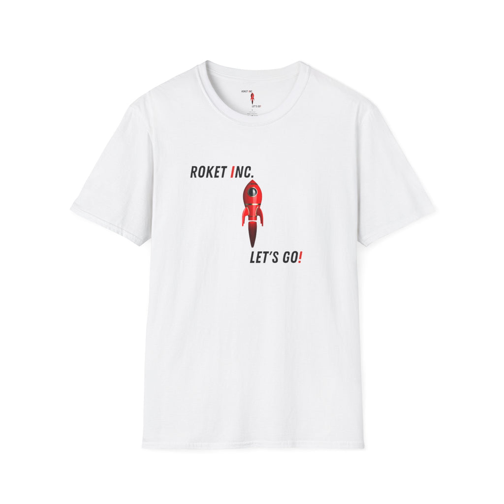 Mission to Mars T-Shirt — 'Roket Inc. Let's Go!' Retro Space Rocket Tee
