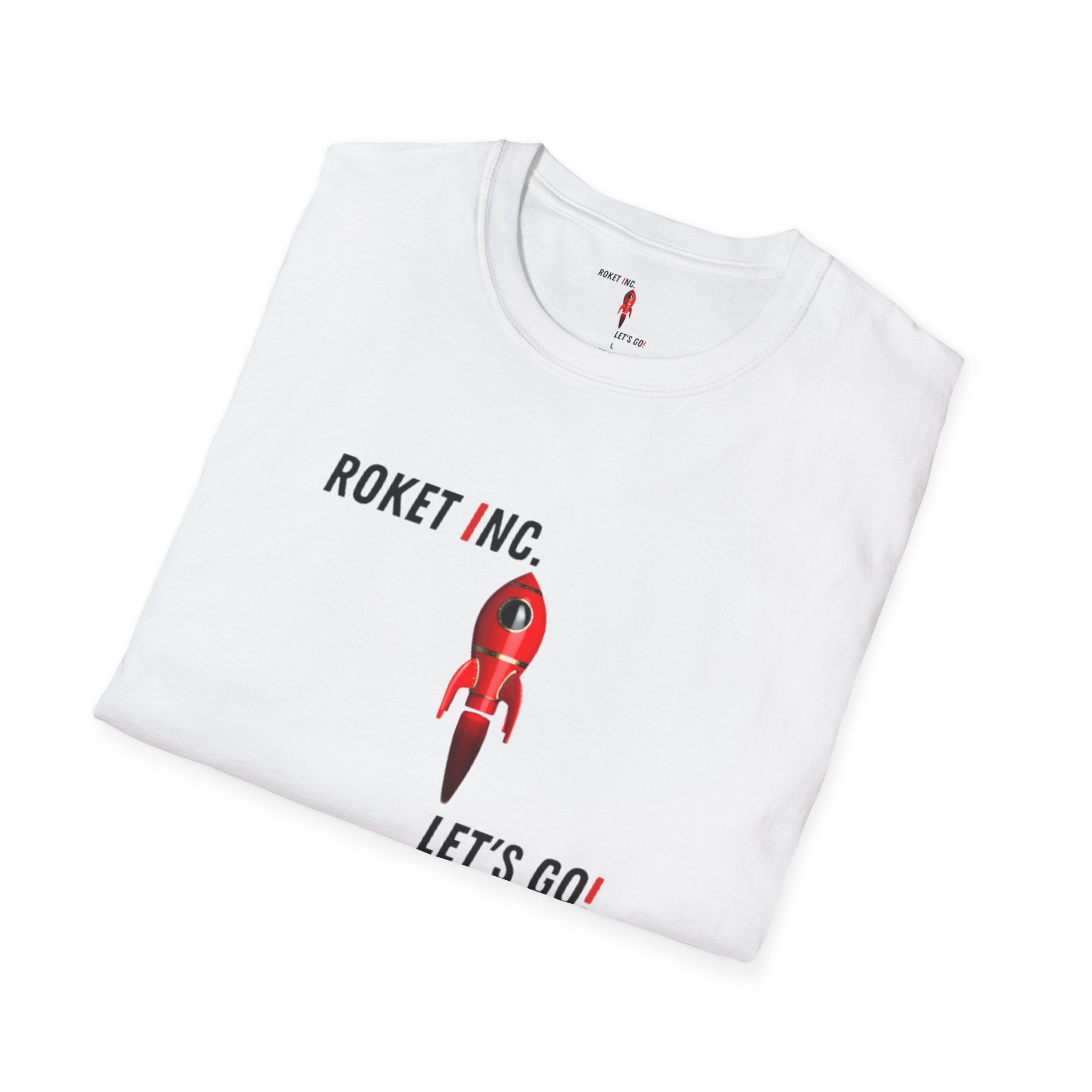 Mission to Mars T-Shirt — 'Roket Inc. Let's Go!' Retro Space Rocket Tee