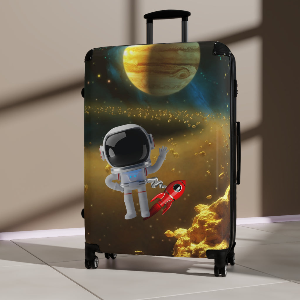 'Flight to the Galaxy' - The Space Junk Empire Suitcase Sticker