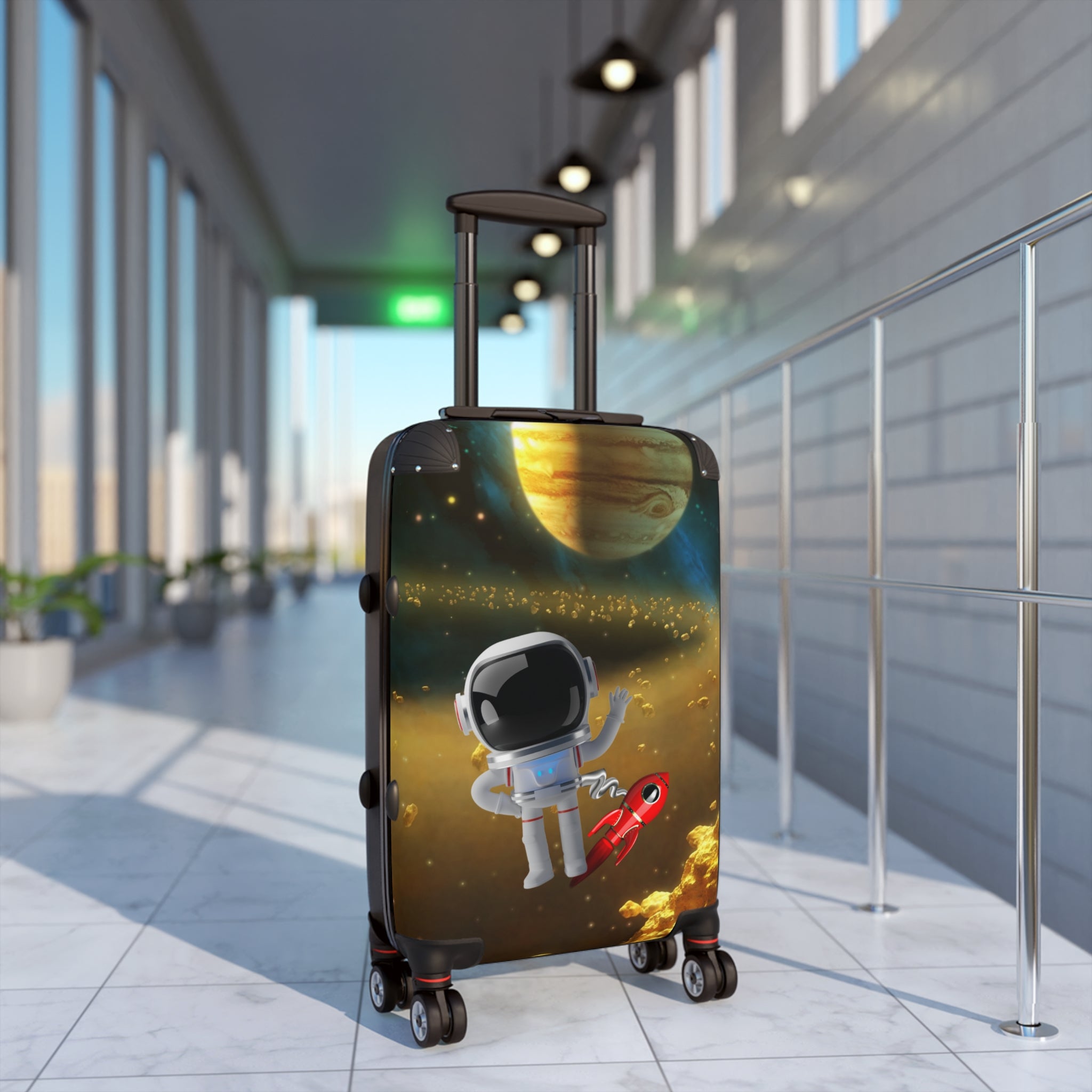 'Flight to the Galaxy' - The Space Junk Empire Suitcase Sticker